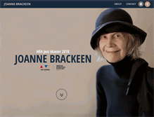 Tablet Screenshot of joannebrackeenjazz.com